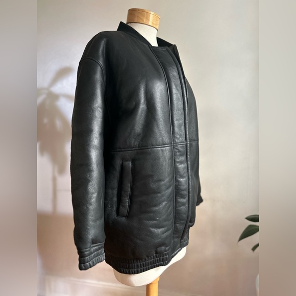 Loulou Studio Gabriola Shearling Bomber - Picture 3 of 16